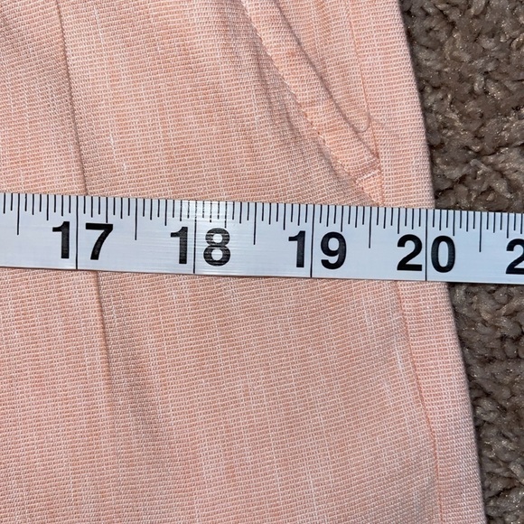LOFT LINEN/Viscose Pull on Light Orange Pant Sz. S - Picture 8 of 13